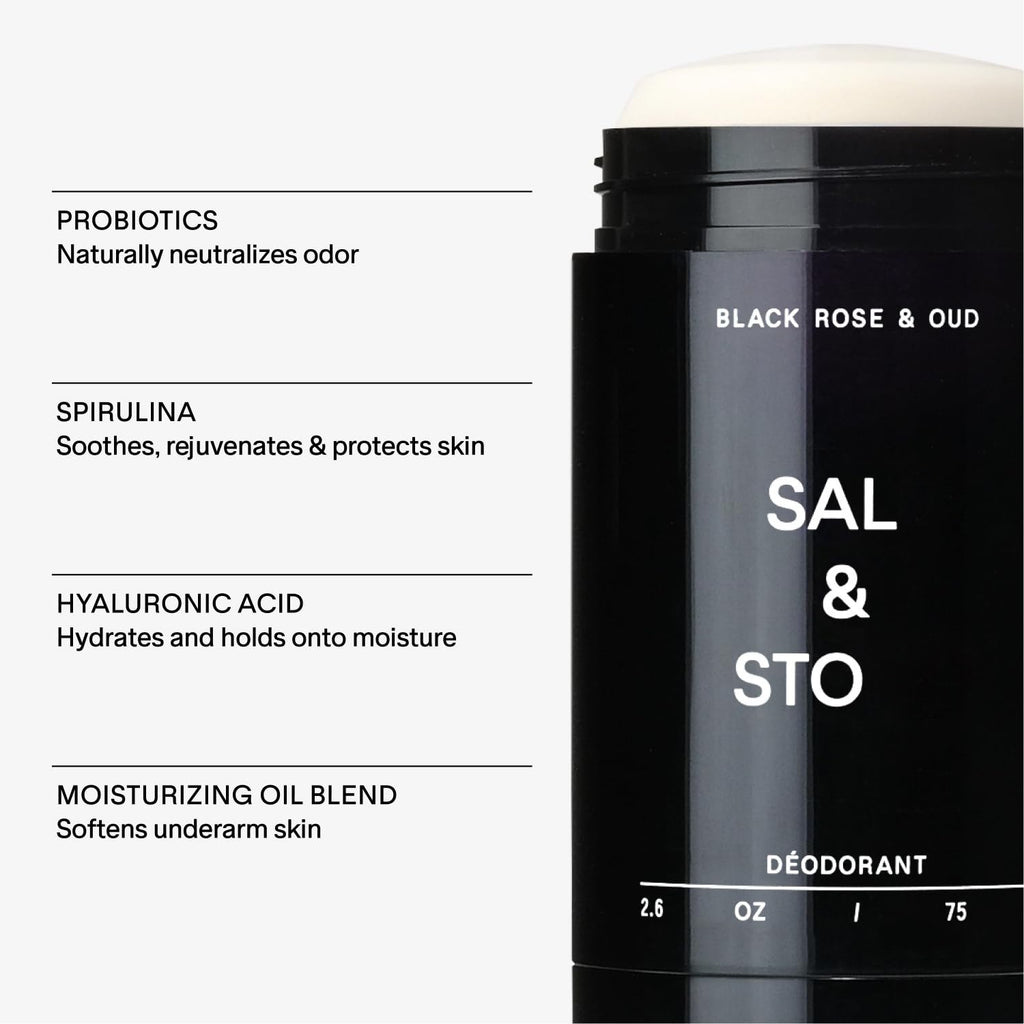 Salt & Stone Long-Lasting Freshness Underarm Deodorant Stick