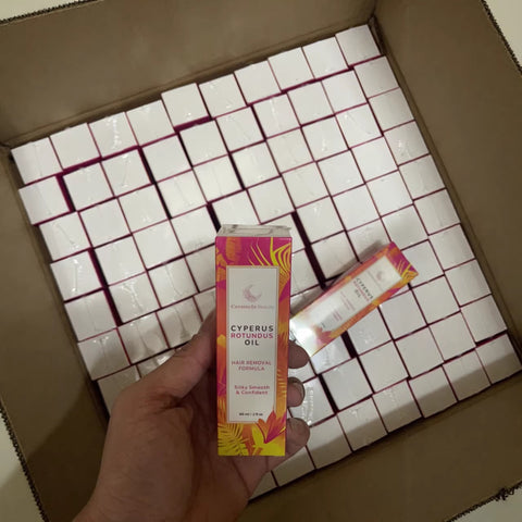 Hair Removal Moisturizing Oil With A Floral Scent